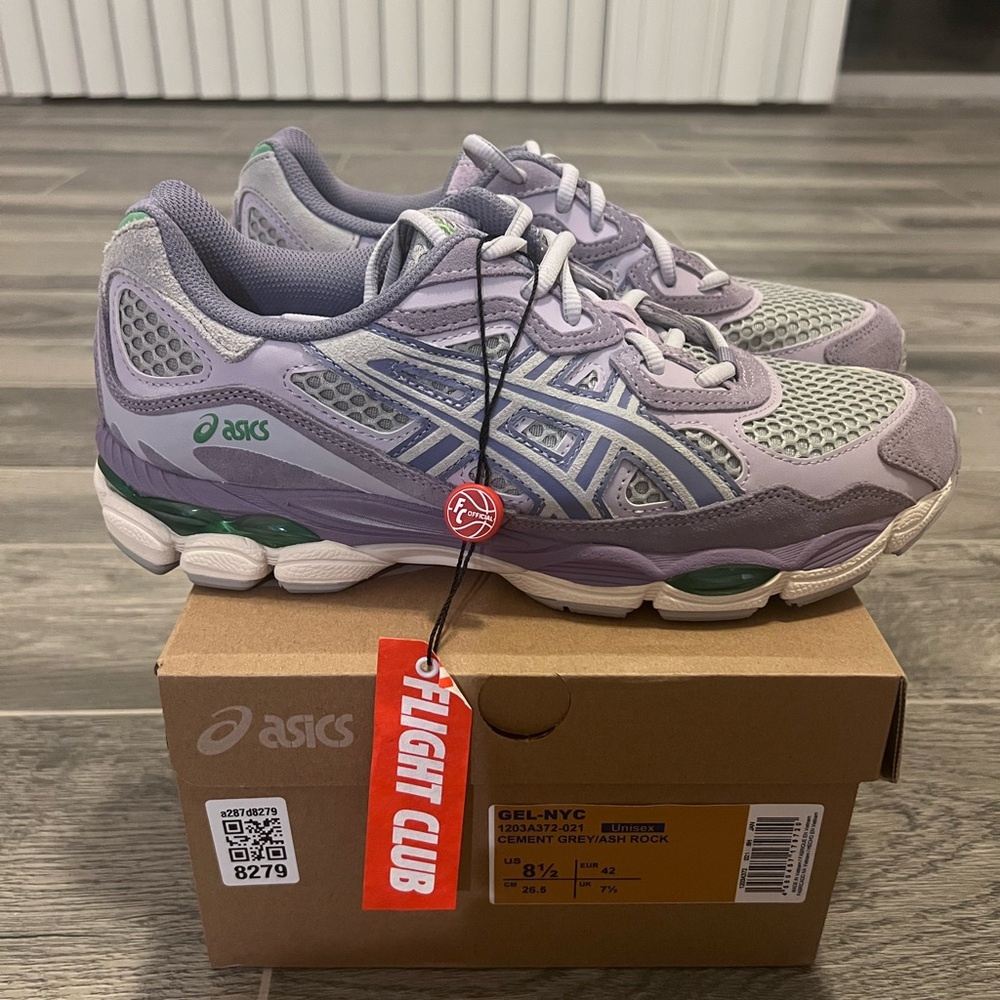 Asics Gel-NYC Sneakers in Purple and Gray